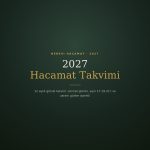 2027 Hacamat Takvimi
